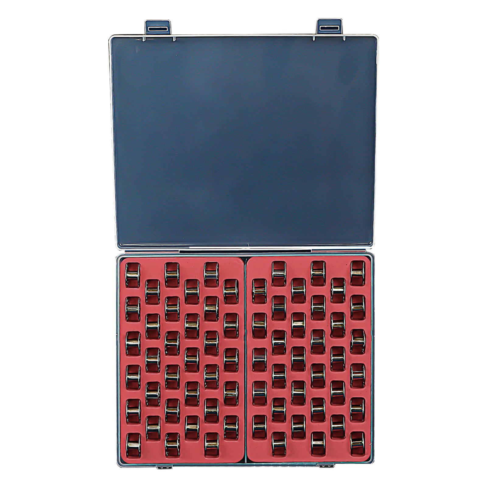 

33/66 Grids Bobbin Storage Box Bobbins Case Bobbins Organisers with Lid Sewing Accessories for Craft Hobbyists B