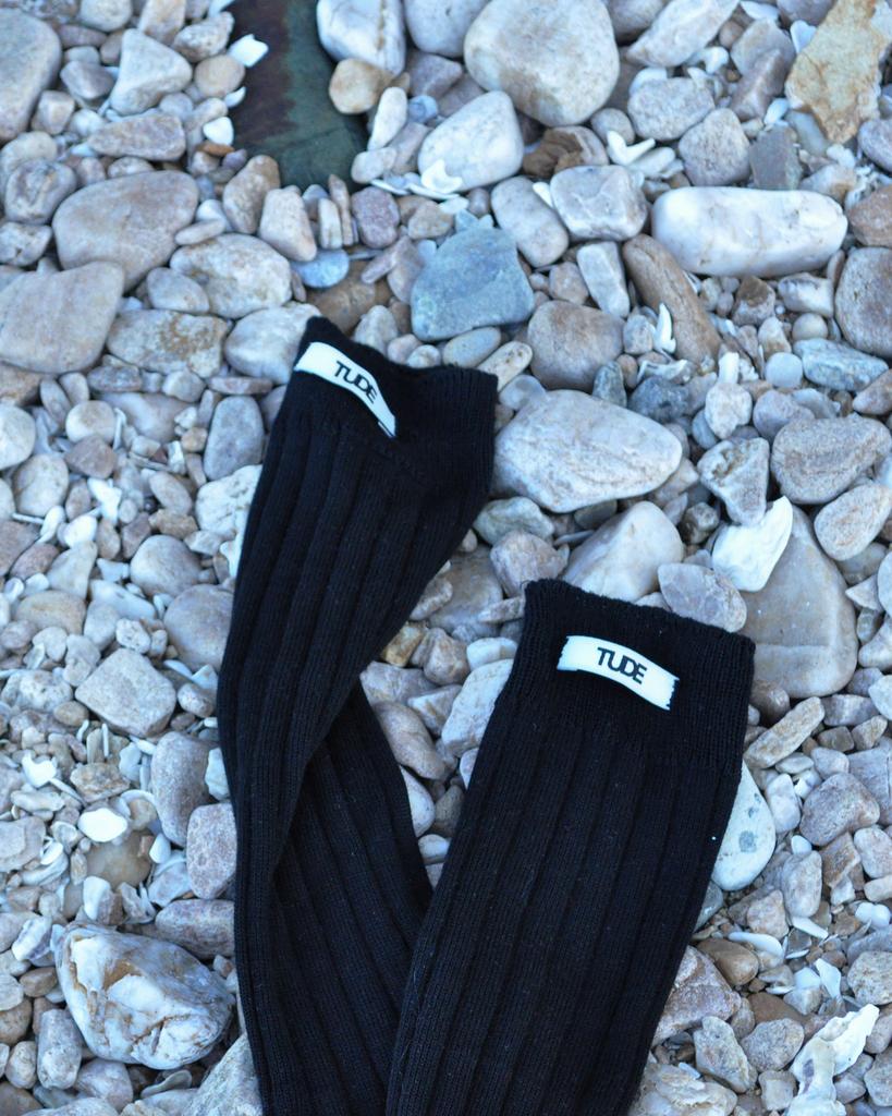 TUDE Logo Socks Black