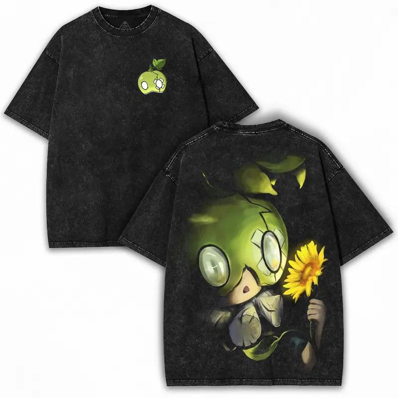 

Japanese Dr Stone Anime Graphic Tshirt Vintage Washed Oversized T Shirt Men Women Clothing Cotton Short Sleeve Tees Tops S