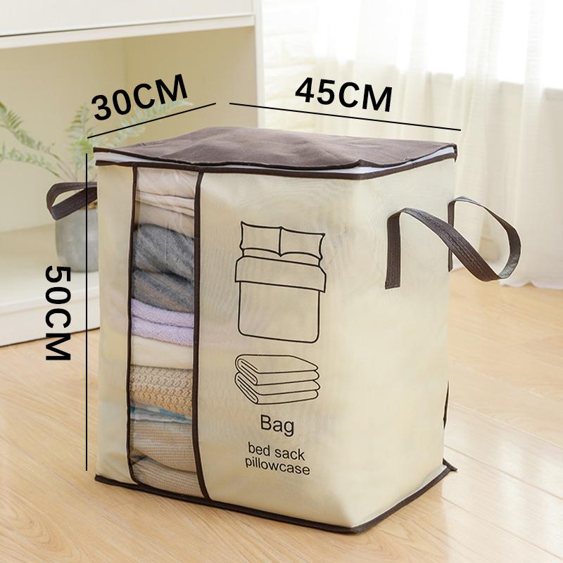 Quilt Storage Bag Household Wardrobe Quilt Clothes Organizer Large Capacity Blanket Sorting Bags Dust-proof Moving Bag