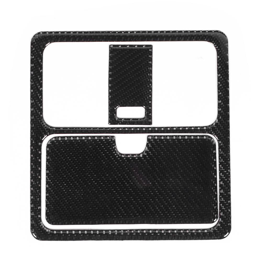 3Pcs Carbon Fiber Reading Light Panel Cover Modified Trim Fit for Nissan 350Z Hard Roof 2006 2009