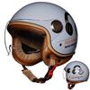 New Open Face 3/4 Motorcycle Helmet Retro Motorbike Helmets Vintage Chopper Capacete De Moto Bike Scooter With For Men Women DOT