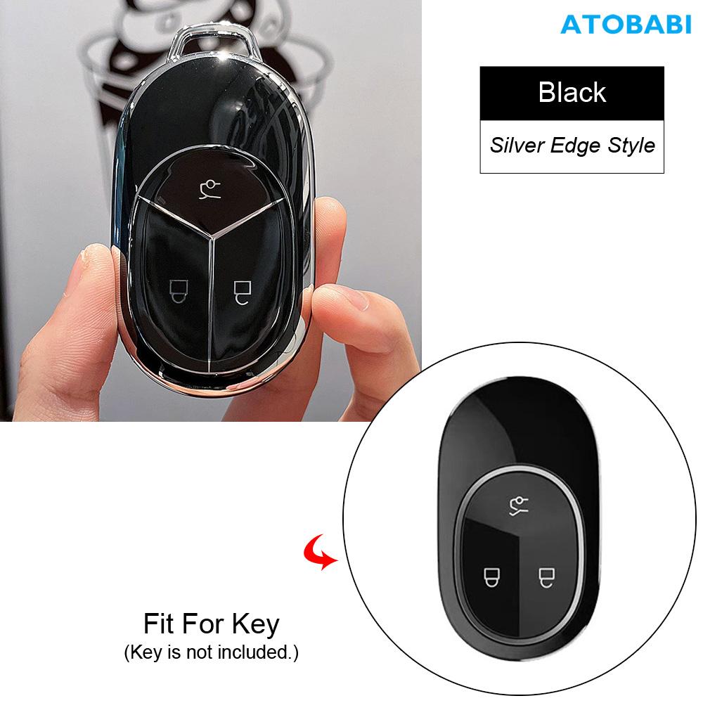 Tpu Car Key Cover Smart Keyless Entry Remote Control Fobs Cases Protector Auto Accessories For Nio Et7 Et5