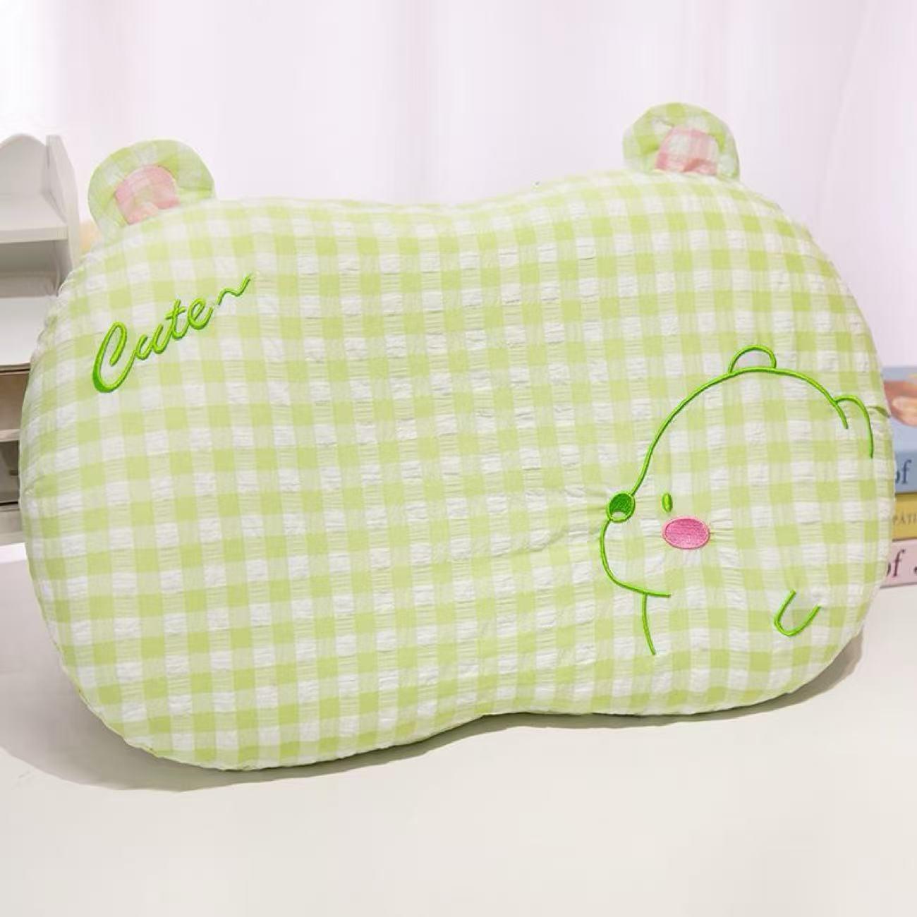 Summer Memory Foam Neck Pillow - Ideal for Students, Dorms, and Kids 55x35 cm - Pillowcase Only