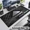 Custom Name Text Mouse Pad Fendt Personalized Desk Pad For Work And Gaming