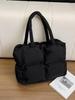 Nylon Padded Down Shoulder Bag 2026: Autumn/Winter Large Capacity Underarm Tote