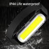 USB Rechargeable Headlight 3 Modes Head Lamp Waterproof Head Light Adjustable Headband for Running Camping Emergency Outdoors