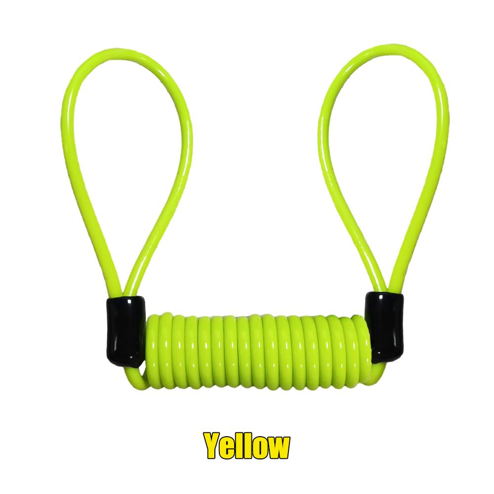 

Антивор Безопасность Велосипед Скутер Замок Трос Безопасности Мотоциклетный Замок Трос Аксессуары Мотоцикла Сигнализация Диск Замок Напоминание Шнур жёлтый