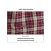 Yalu Men's Loose Fit Plaid Short-Sleeve Shirt