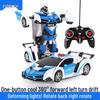 Remote Control Transforming Police Car Robot Toy