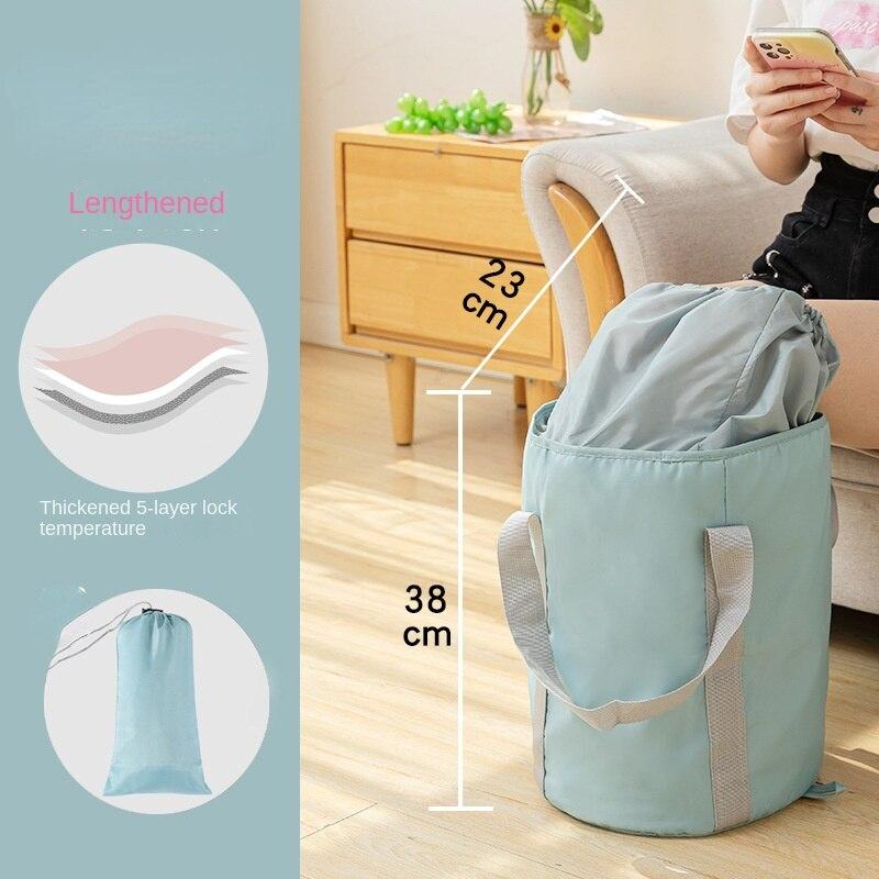 

Складное ведро для ног для домашнего использования, удлиненная и утолщенная ванночка для ног, сумка для мытья ног и сумка для замачивания ног