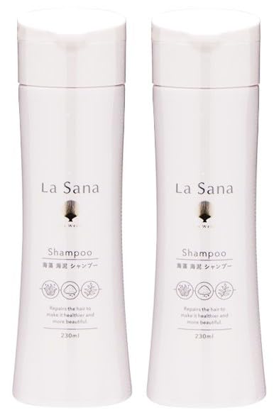 La Sana Seaweed and Sea Mud Shampoo 230ml (2 Bottles)