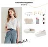 Cowhide Lightweight White Shoes with Minimalist Style