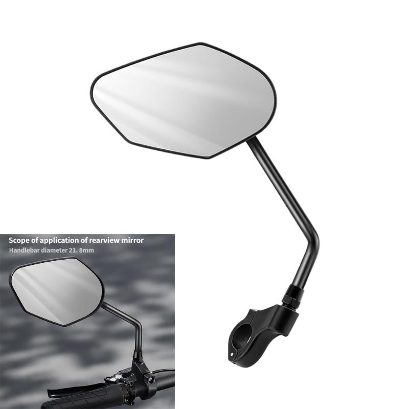Bicycles 360 Degree Rotatable Handlebars Rearview Reflector Safety Mirror Adjustable Handlebar Bikes Rear View Mirror
