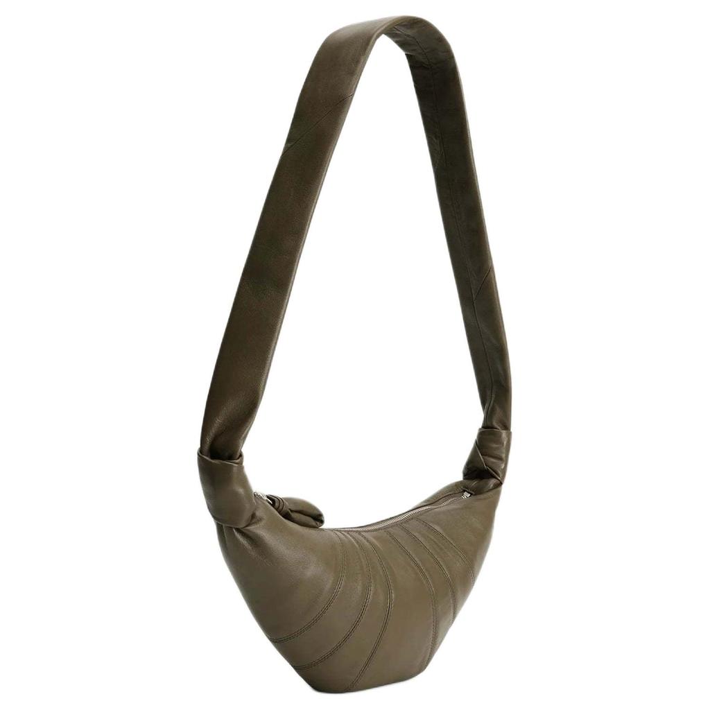 Lemaire Sheepskin Dumpling Bag Shoulder Bag Small Women's Dark Khaki BG0003-LL095-678