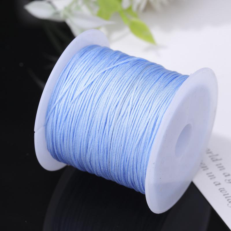 Boting Nr.. 73 Rot 0,6 mm Nicht-elastische Kordel für DIY Halsketten- und Armbandherstellung.