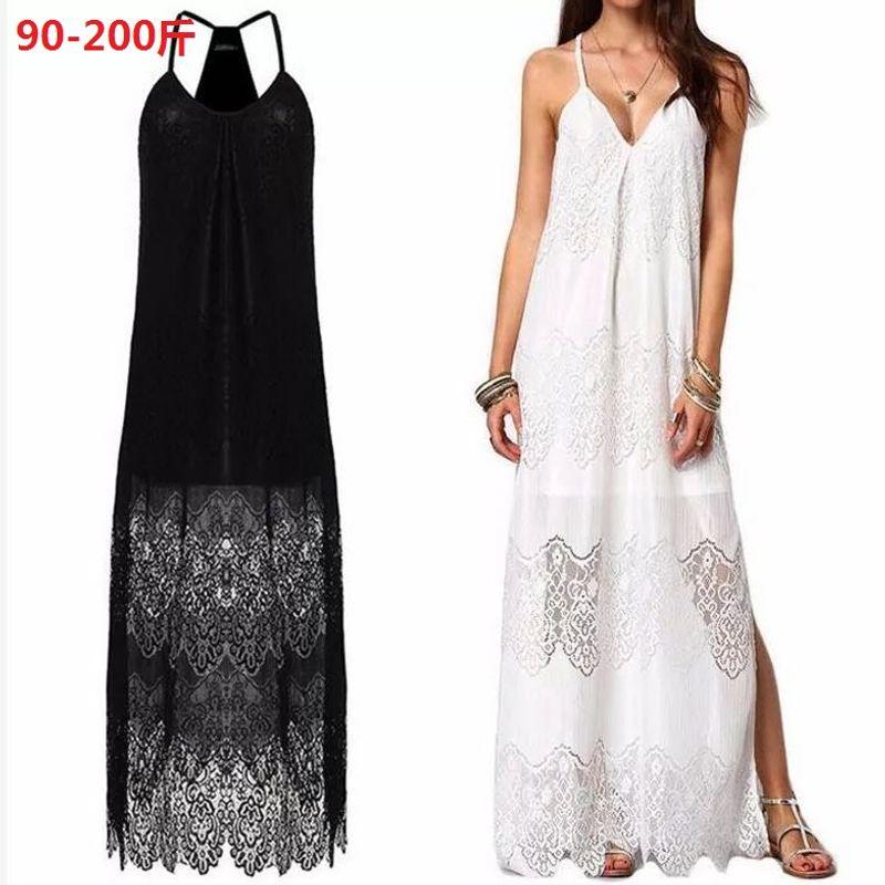 

Мода Бали Таиланд Отпуск Одежда больших размеров для женщин Black 5X