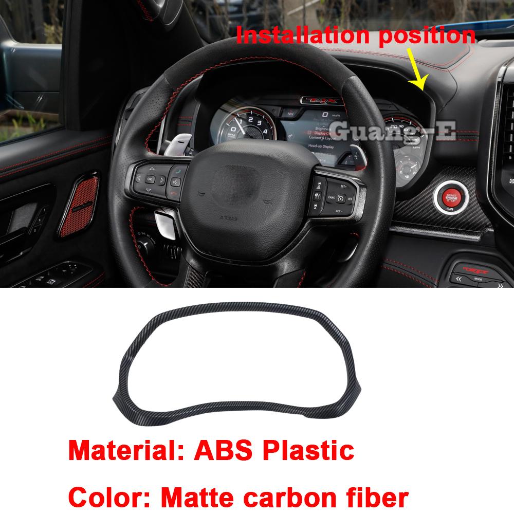 For Dodge Ram 1500 TRX   2024 ABS Steering Wheel Frame Dashboard Armrest Handle Panel Air Outlet Vent Trim Gear