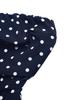 Cross2026 Strapless Long Polka Dot Dress - European & American Style, Sleeveless and Ruched Waist, Summer Collection