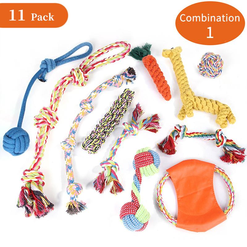 Cheap Price Durable Dog Chew Interactive Cotton Rope Toy Set