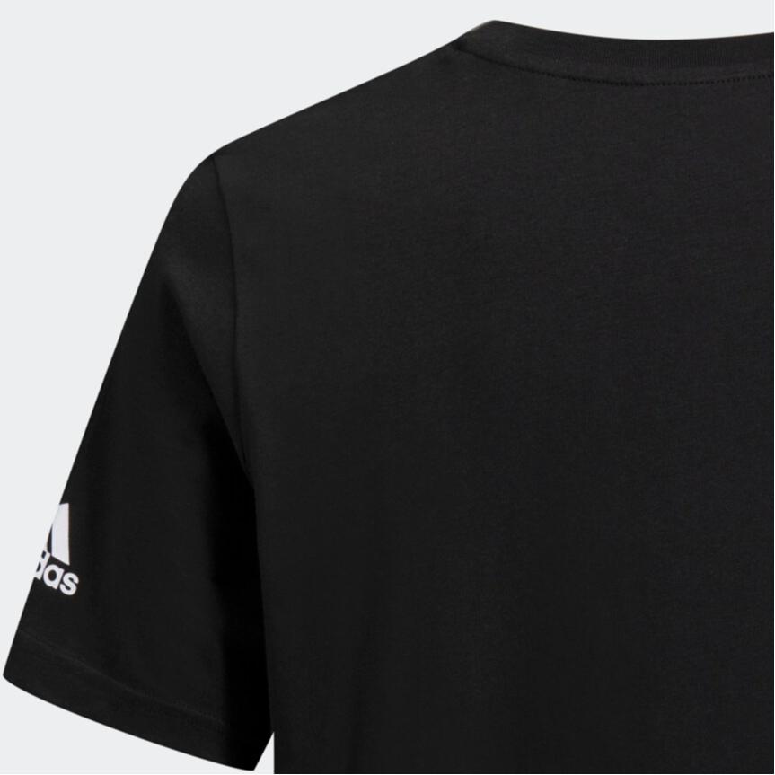 adidas Training Athletics Graphic Knit Crew Neck Fashion Short Sleeve T-Shirt Men Tops Black H44277