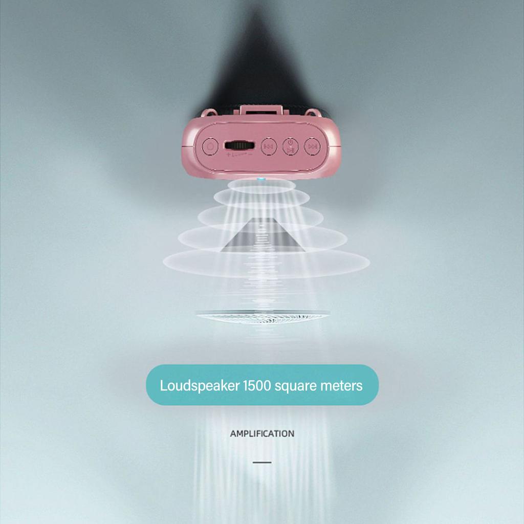 Headworn Microphones Loudspeaker Amplifiers Clear Sound Recorders for Educators and Tours Guides with Adjustable Headsets