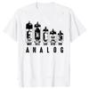 Vu Meter Music Sound Db Dj Retro Vintage Classic T Shirt Unisex Casual Short Sleeve Tees Tops Harajuku Analog Audio Unisexs Clothing