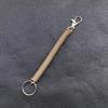 Sofort lieferbar Einziehbarer Anti-Verlust Kunststoff Feder Schlüsselanhänger & Kartenhalter Lanyard