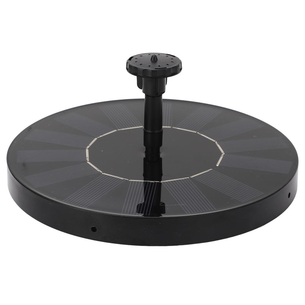 7V 1.5W Solarbrunnenpumpe mit 6 Düsen Wassersprühpumpe für Garten Schwimmbad Aquarium