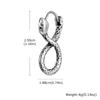 Punk Snake Hoop Earrings for Men,Vintage Waterproof Stainless Steel Sanke Earrings,Gothic Ear Jewelry Gift