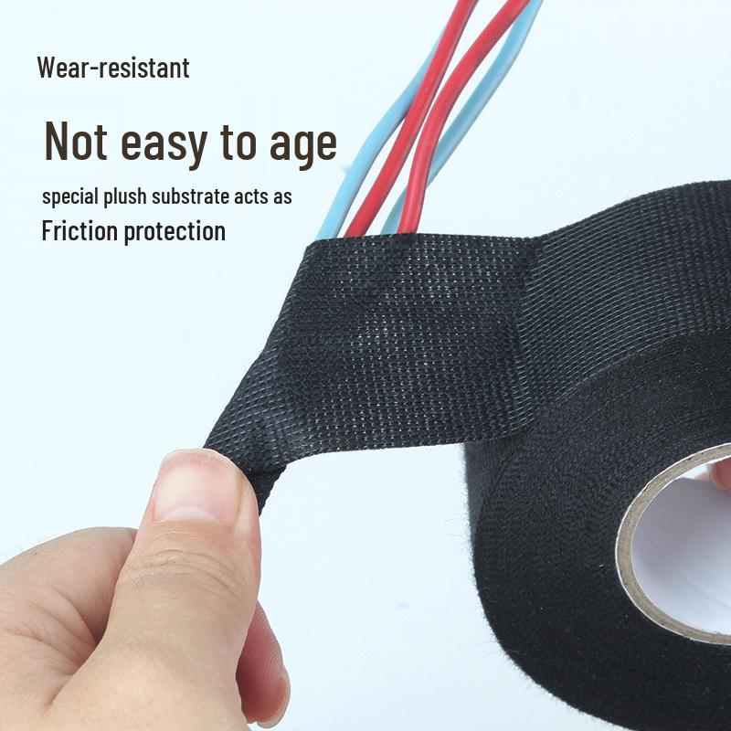 Velvet Wire Harness Tape for New Energy Vehicles – Flame Retardant, Noise Reduction, High Temp Resistant.