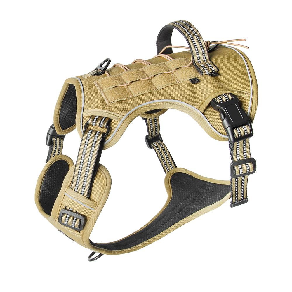 551 New Multifunctional Tactical Pet Harness for Large Dogs Wear-Resistant Anti-Bite Dog Leash Malinois Training Working Vest