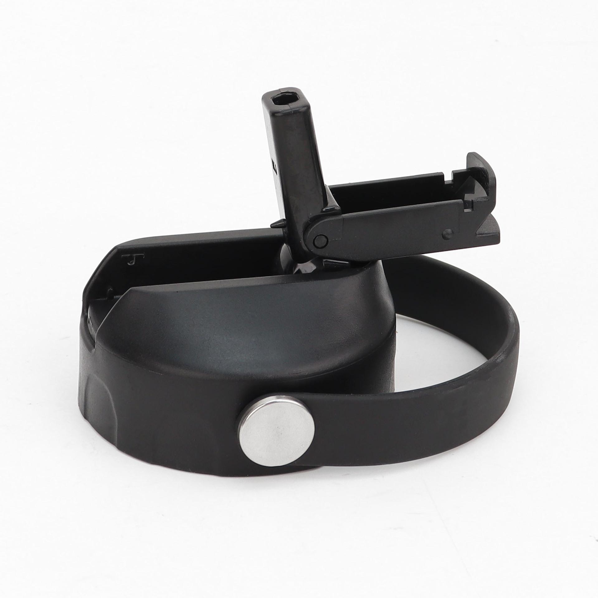 

Крышка с трубочкой и широким горлом для спортивной бутылки с водой Hydro Flask, пылезащитная крышка, совместимая с HydroFlask с широким горлом 20 32 40 64 унции чёрный