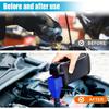 Flexible Car Fuel Funnel, Retractable Plastic Automotive Oil Exchange Funnels, Foldable Clasp Gasoline Funnels, Universal Draining Tool For Cars And