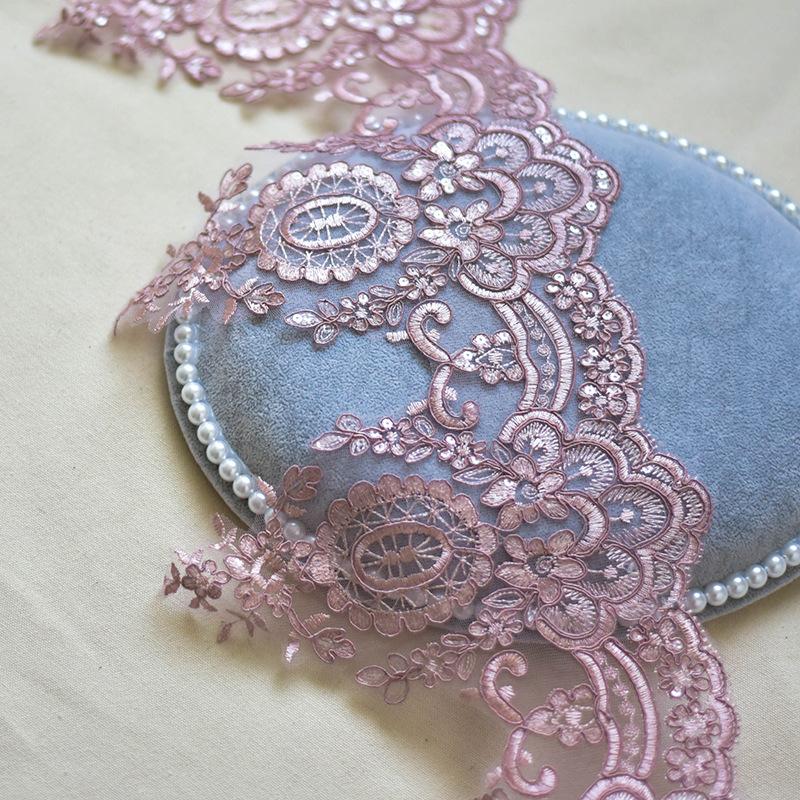 

Автомобильная кость Блестки Кружево Аксессуары Ткань Европейский Экспорт Полиэстер Кружево Свадебное Платье Специальная Штора Кровать Искусство bean paste one yard price