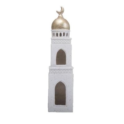 Middle Eastern Style Resin Statue Decor Kaaba Dome Castle House Mosque Islamic Desktop Ornament Ramadan Muslim Islamic Theme