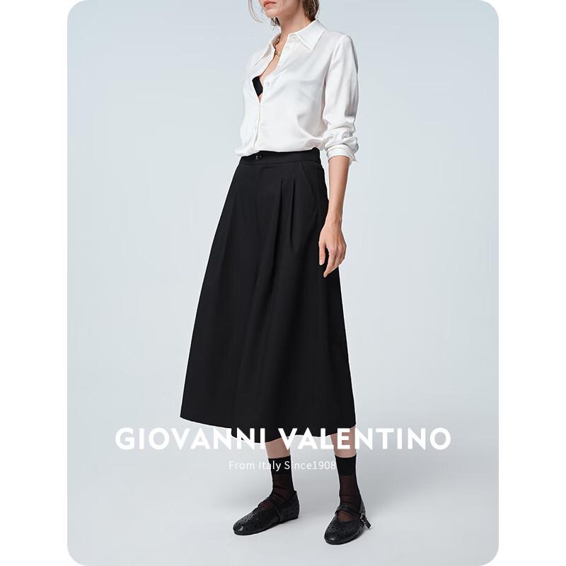 GIOVANNI VALENTINO Women's Loose Wide-Leg Cropped Pants