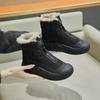 Fleece High-top Snow Boots for Women's Winter New Student Ins Korean Version of Warm and Casual Thick Bottom XW5812