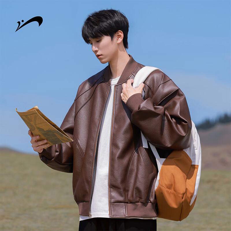 Мужская американская ретро-куртка с воротником-стойкой 3XL