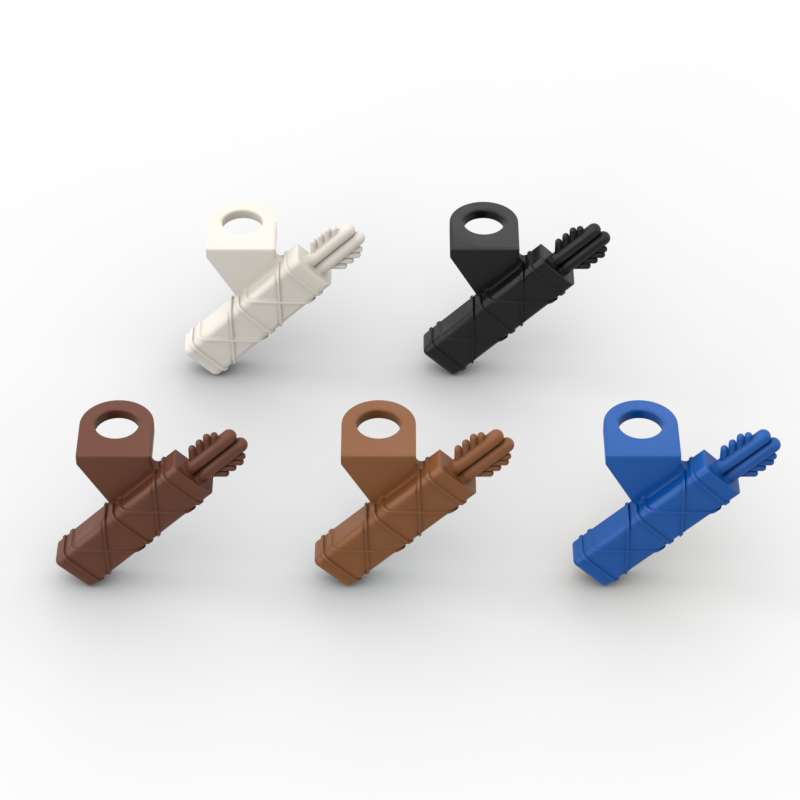 MOC 10PCS 4498 Arrow Quiver With 2 Arrows Building Blocks Part Prop Bow Bricks Assemble Particle Toys Children Birthday Gifts