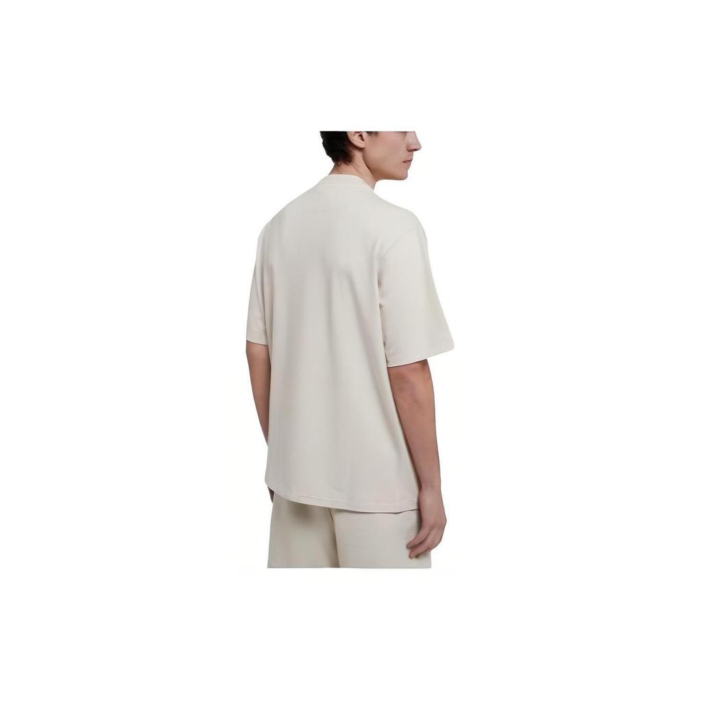 PRADA T-Shirts Men's Beige Crew Neck Moderate UJN861-14LK-F0018
