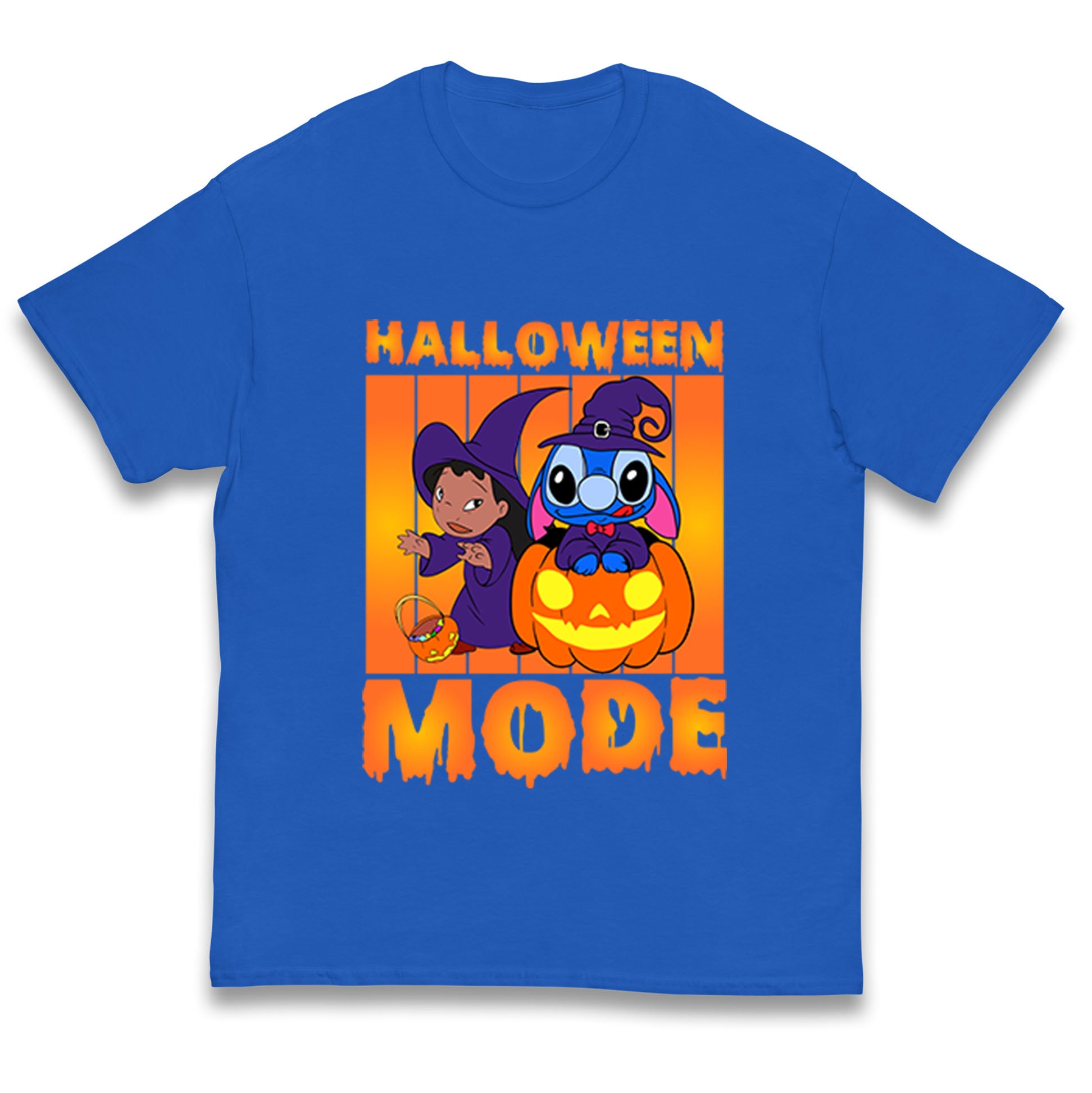 Lilo And Stitch Halloween Mode Kids T Shirt 110