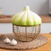 Egg Basket Ginger Garlic Storage Basket Decorative Portable with Handles Versatile Fresh Egg Holder Ceramic Holder for Ginger