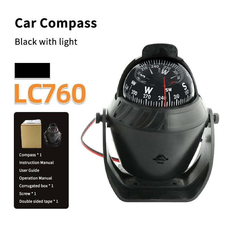 

12V Marine Navigational Compass With Electronic Led Light Electronic Sea Pivoting Marine Compass For Marine Boat