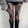White Socks Women Sexy Fishnet Stockings Femme Summer Thin Flower Mesh Pantyhose Elastic Slimming High Waist Hollow Out Tights