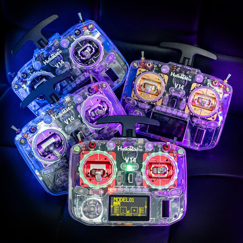HELLORADIOSKY V14MAX FPV Radio Controller & Battery