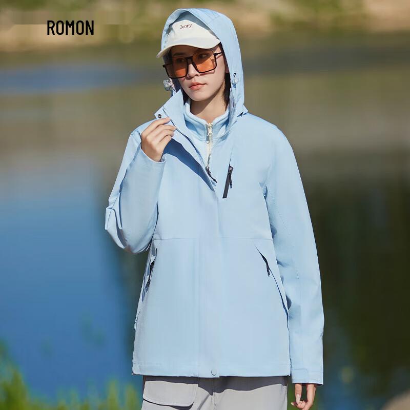 Luomeng Unisex 3-in-1 Hooded Outdoor Jacket