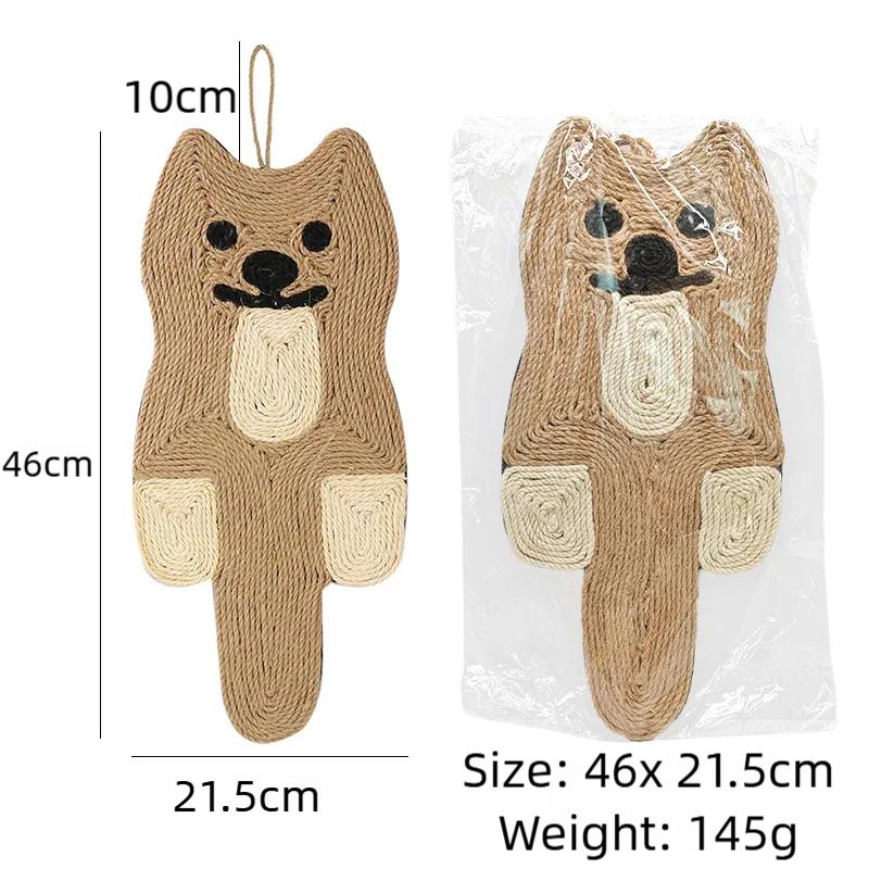 

Когтеточка Сизалевый Коврик Доска для Кошек для Заточки Когтей Форма Мыши Скребок для Кошачьего Дерева Идеальная Защита Мебели для Дивана Коврик