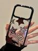 Trendy Leopard Print Five-Pointer Stars Clear Acrylic Phone Cover Case For iPhone 17 Pro Max 16 15 14 13