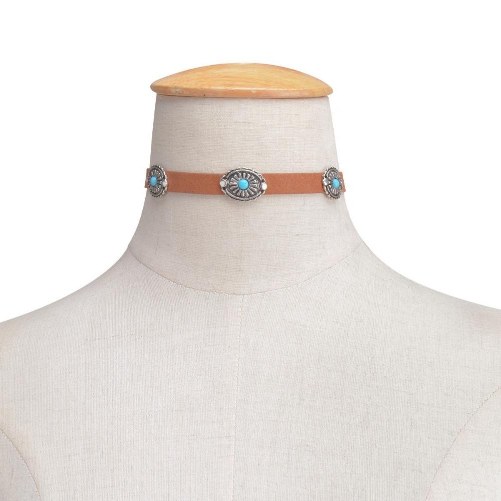 2PCS Colorful Boho Necklace Ethnic Style Statement Jewelry Clothes Accessories Women Collares  Girls